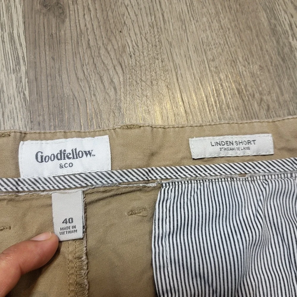 Lots of 2 Goodfellow & Co Shorts Men's 40 Gray & Brown Linden Short 9